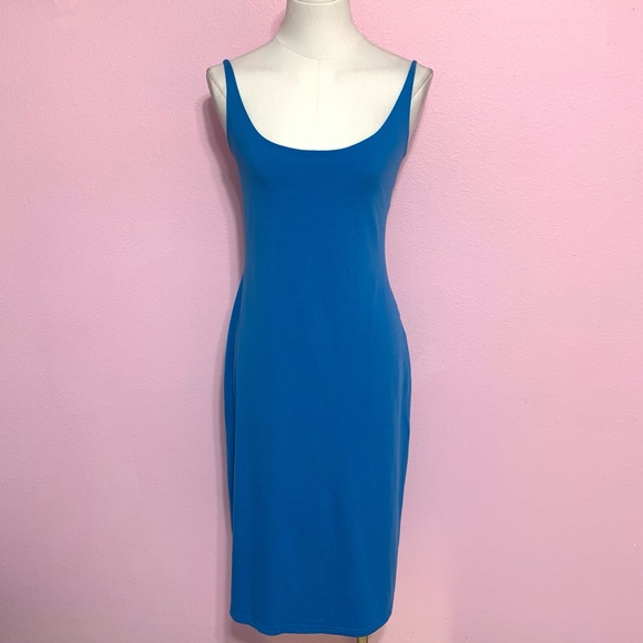 Susana Monaco Dresses & Skirts - VTG Y2K Susana Monaco Vibrant Sleeveless Blue Midi Dress S